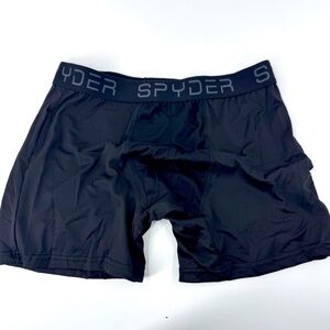 Spyder Boxer Brief Underwear‎ Black - Size Medium